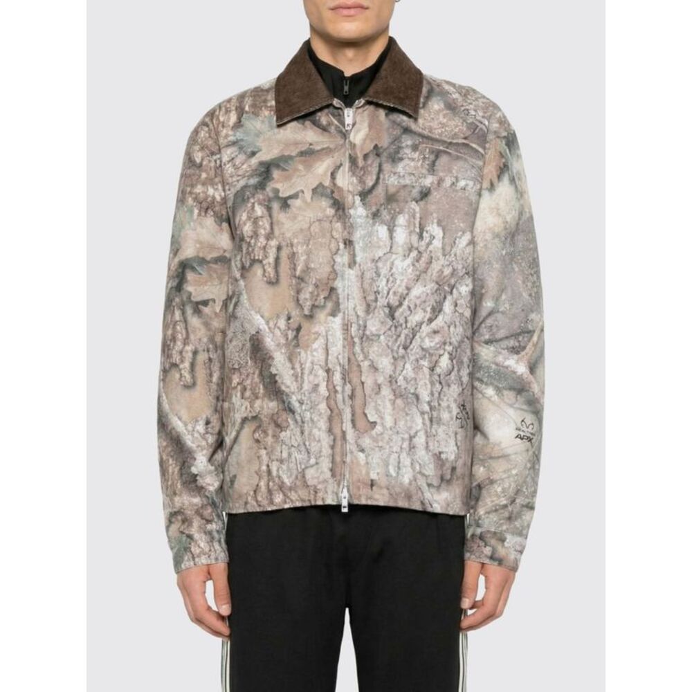 Represent Men Cotton Jacket With Camouflage Print Represent
